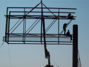 billboard installation