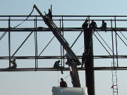 billboard installation